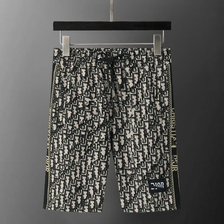 Unbranded Shorts Drawstring printed casual — SKU-05-29036 Coffee Color