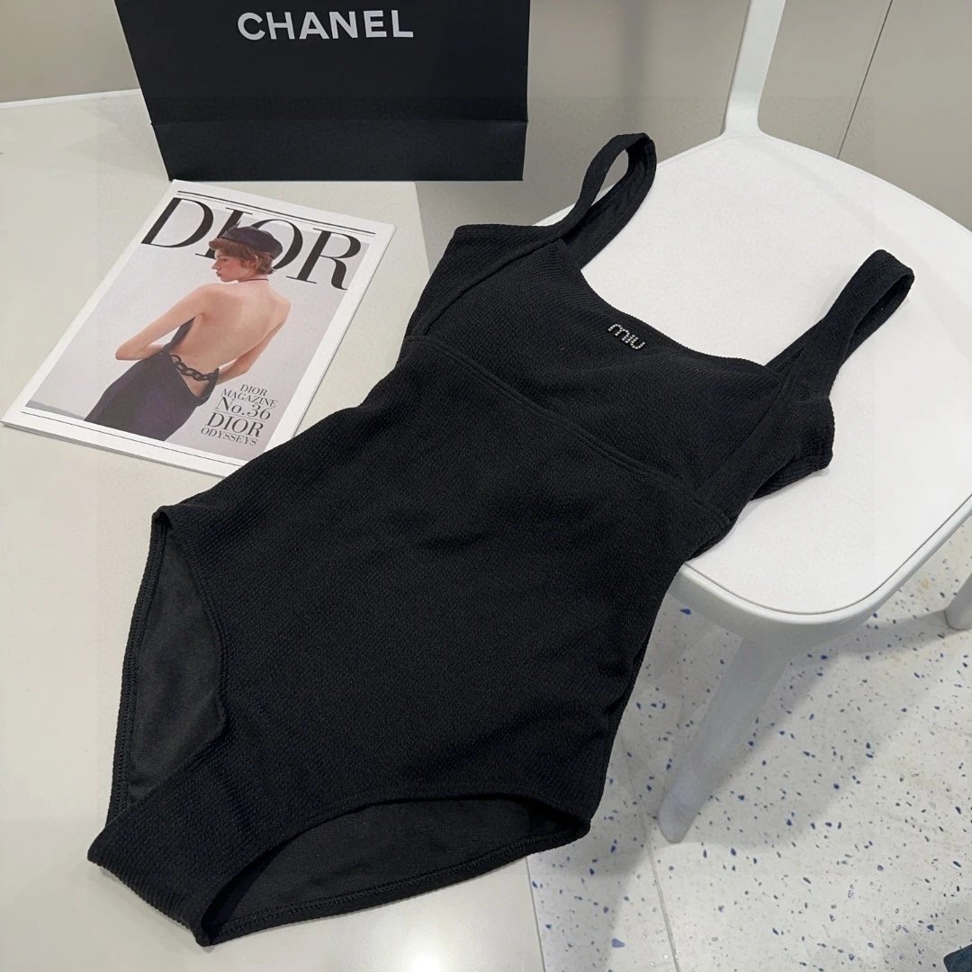 Miu Swimwear Logo One-Piece Swimsuit — 02