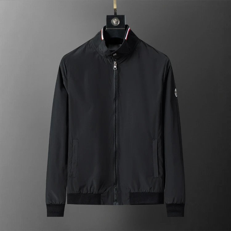 Unbranded Jackets Zip-Up Windbreaker — SKU-09-Black 56029