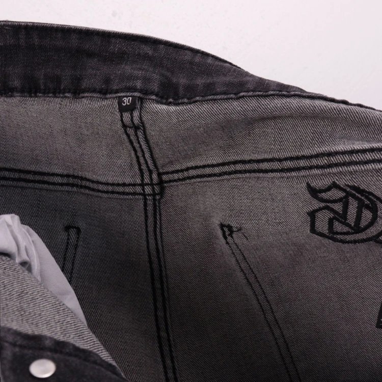 Godspeed Shorts Embroidered logo patchwork distressed denim image 6