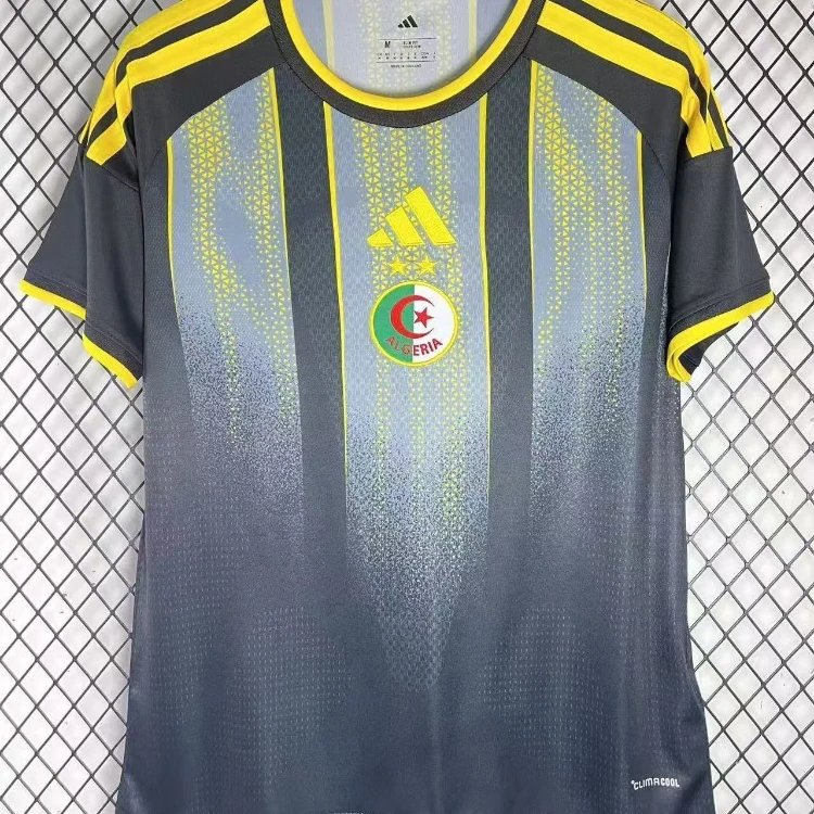 Adidas Football Jerseys Algeria Training Jersey — SKU-29-2627 Algeria – Black and Yellow – Training Suit
