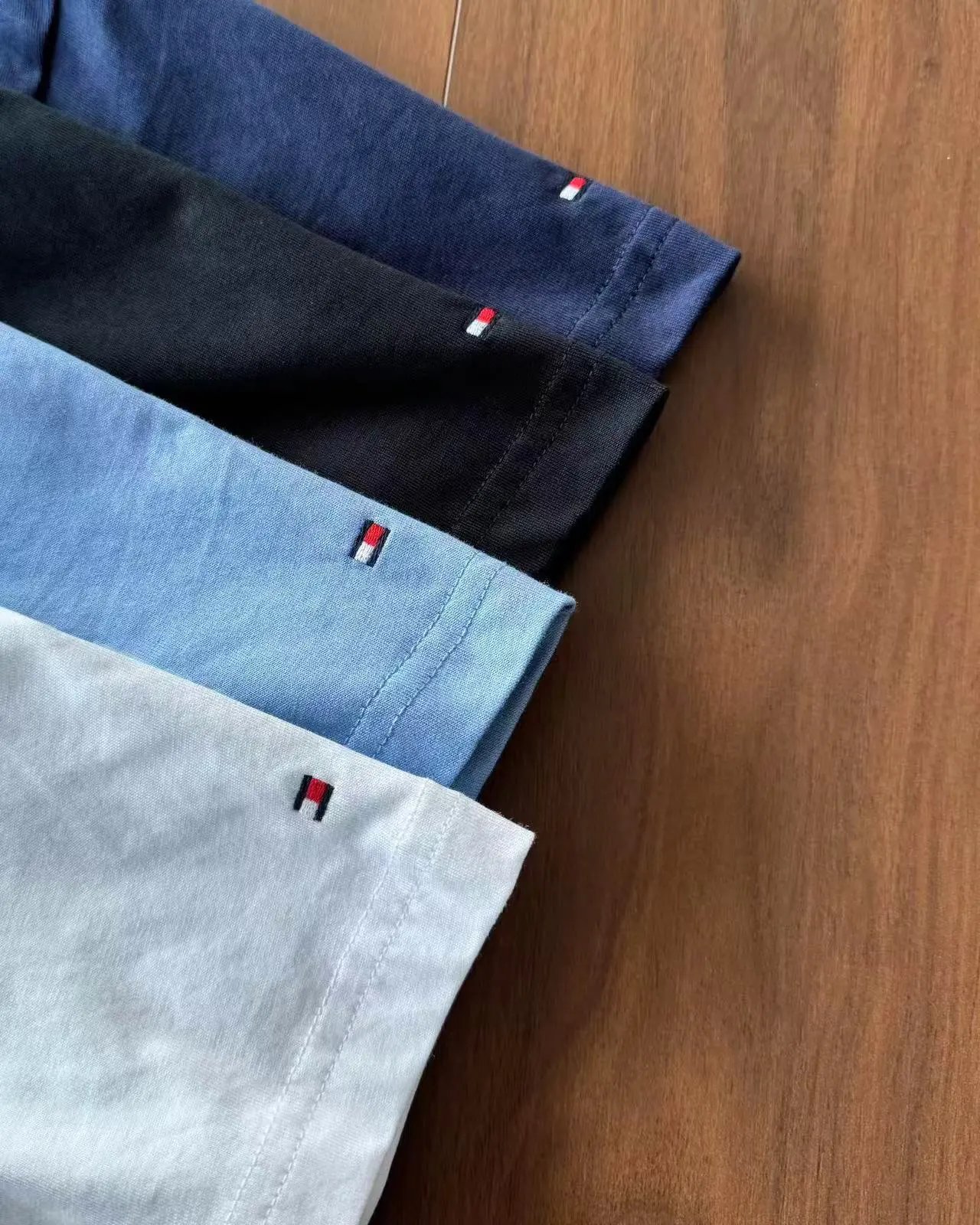 Tommy Hilfiger T-Shirts Crew-Neck Short-Sleeve T-Shirt with Embroidered Flag and Sailboat Graphic image 5