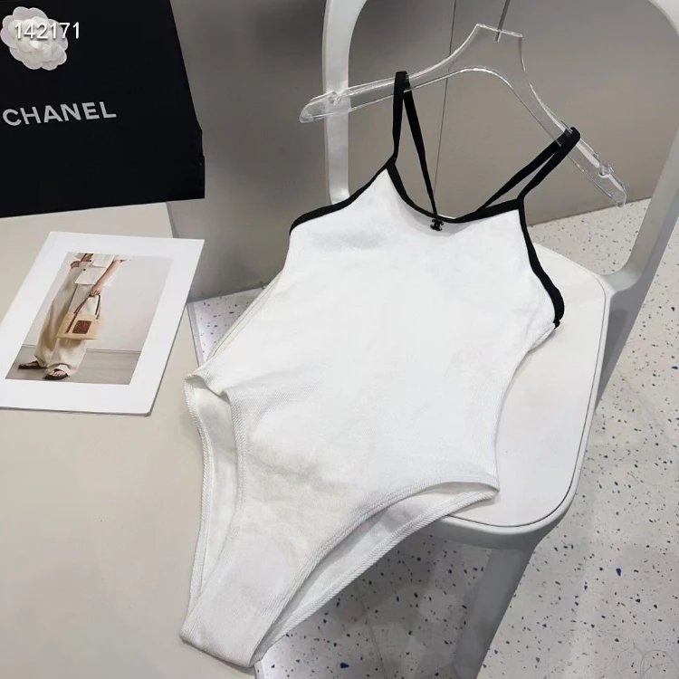 Chanel Swimwear Logo-print one-piece and bikini styles — 14
