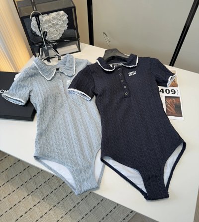 Miu Miu Knit Polo Bodysuit [2 styles]