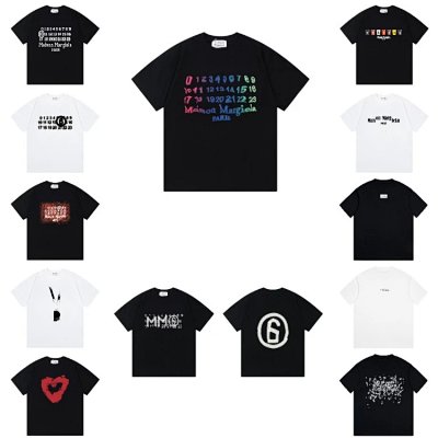MM6 Maison Margiela Numeric-Logo T-Shirts [34 styles]