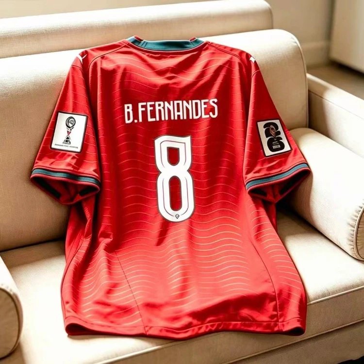 Unbranded Football Jerseys Portugal National Team Home/Away Jersey with Player Name and Number image 9