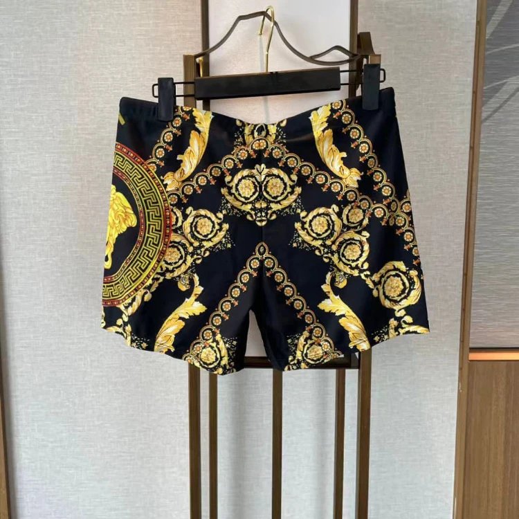 Versace Swimwear Men's Greca and Medusa Print Swim Shorts image 5