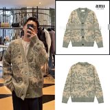 ami Cun Nkon Floral Knit Cardigan