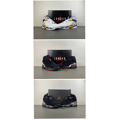 Air Jordan 8 Retro Sneakers [3 styles]
