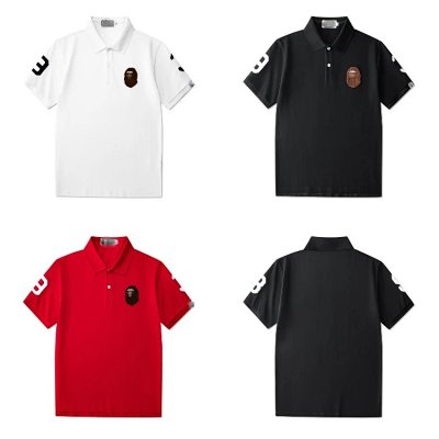 BAPE Ape-Head Logo Polo Shirts [3 styles]