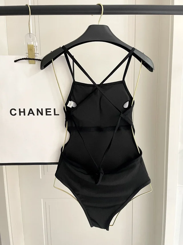 Prada Swimwear One-piece swimsuit with triangle logo product detail image 5