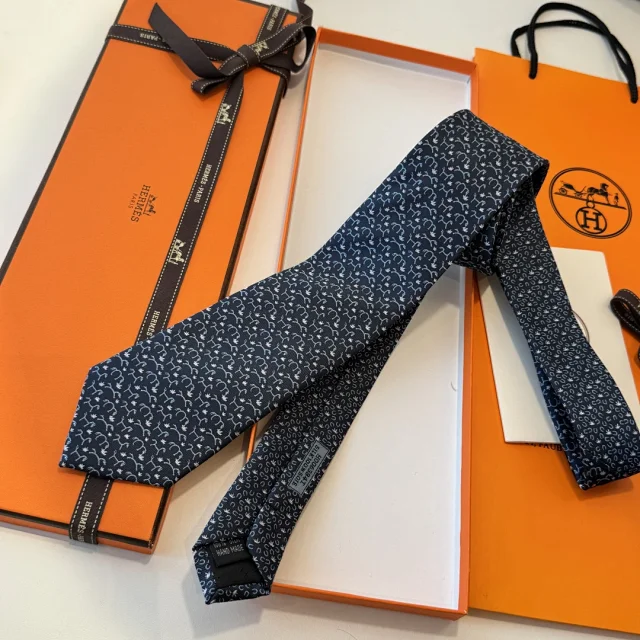 Hermès Ties 6545 Horse Motif product detail image 4