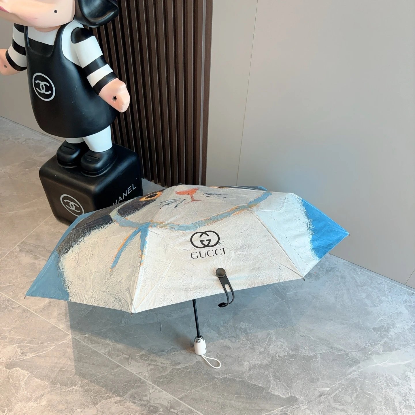 Gucci Uncategorized Folding Cat Print Umbrella image 6