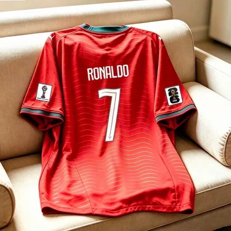 Unbranded Football Jerseys Portugal National Team Home/Away Jersey with Player Name and Number image 6