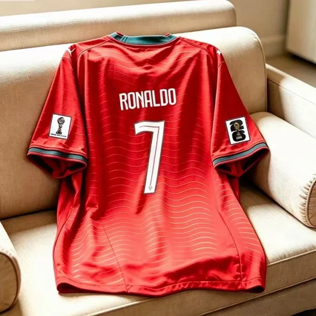 Unbranded Football Jerseys Portugal National Team Home/Away Jersey with Player Name and Number product detail image 6