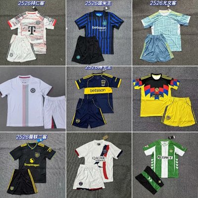 Various Football Club Soccer Jerseys and Shorts [40 styles]