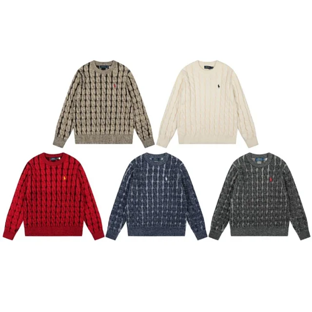 Polo Ralph Lauren Knitwear Cable-Knit Crewneck Sweater product detail image 1