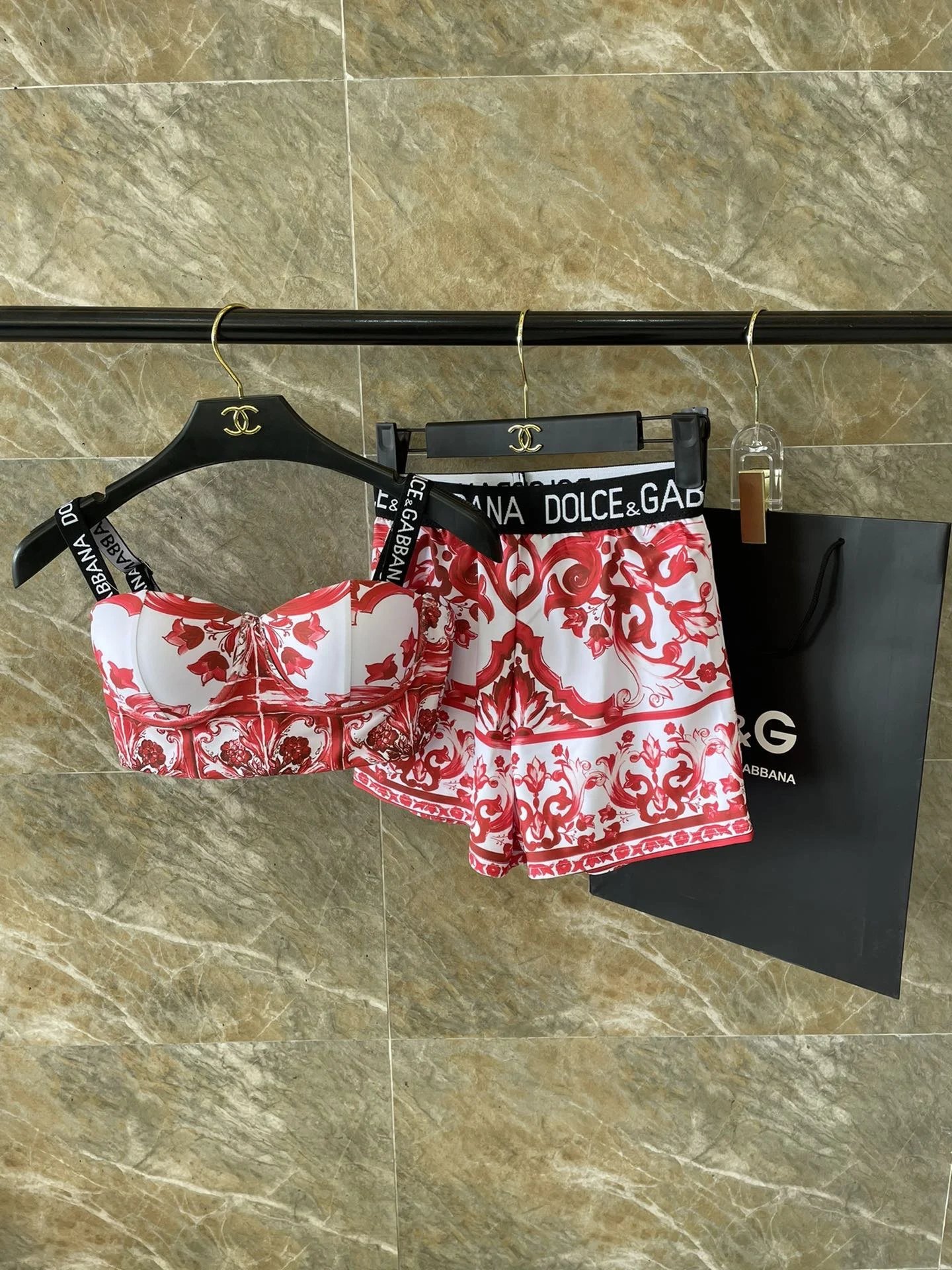 Dolce & Gabbana Swimwear Two-Piece Bikini Swimsuit — 22