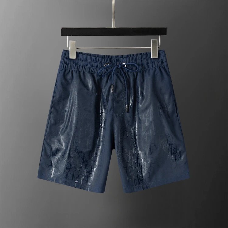 Louis Vuitton Shorts Elastic-waist drawstring monogram-print — SKU-10-28101 Royal Blue