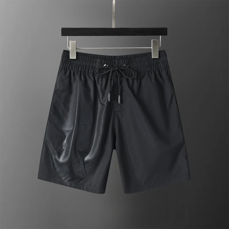 Louis Vuitton Shorts Elastic-waist drawstring monogram-print — SKU-15-28105 Black