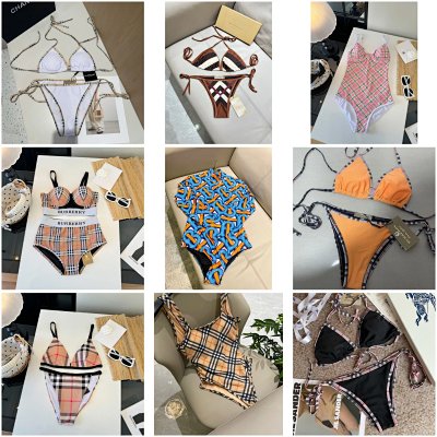 Burberry Check & Archive Print Swimwear Collection [10 styles]