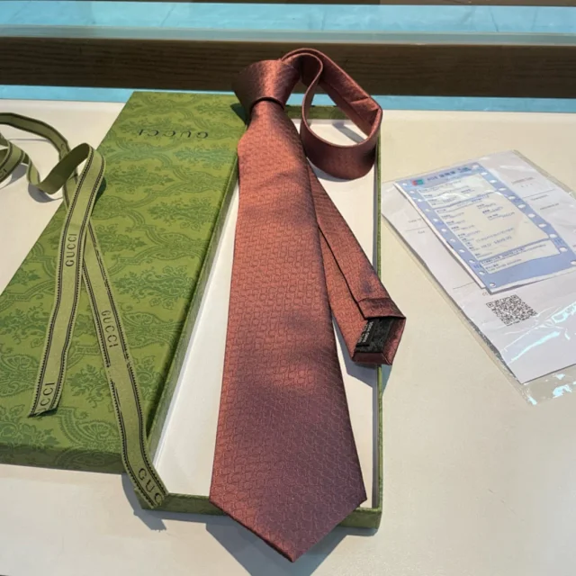 Gucci Ties Interlocking G Pattern Tie product detail image 6