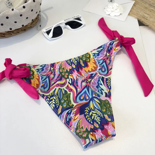 Versace Swimwear Two-Piece Triangle Bikini Set product detail image 6