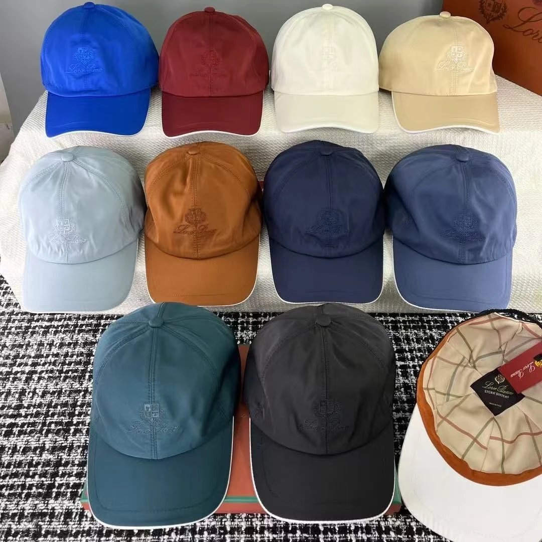 Loro Piana Embroidered Logo Baseball Caps [14 styles]