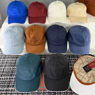 Loro Piana Embroidered Logo Baseball Caps [14 styles]