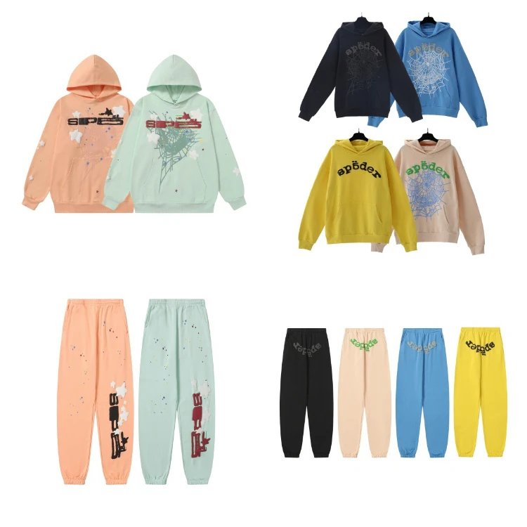 Sp5der Graphic Hoodies & Joggers [12 styles]