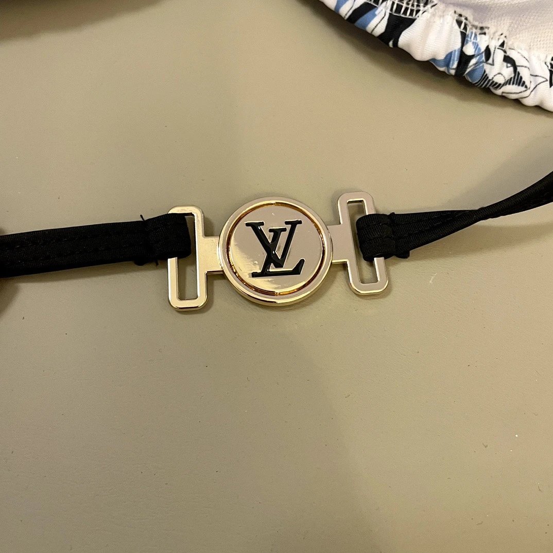 Louis Vuitton Swimwear Triangle tie-side bikini set image 14
