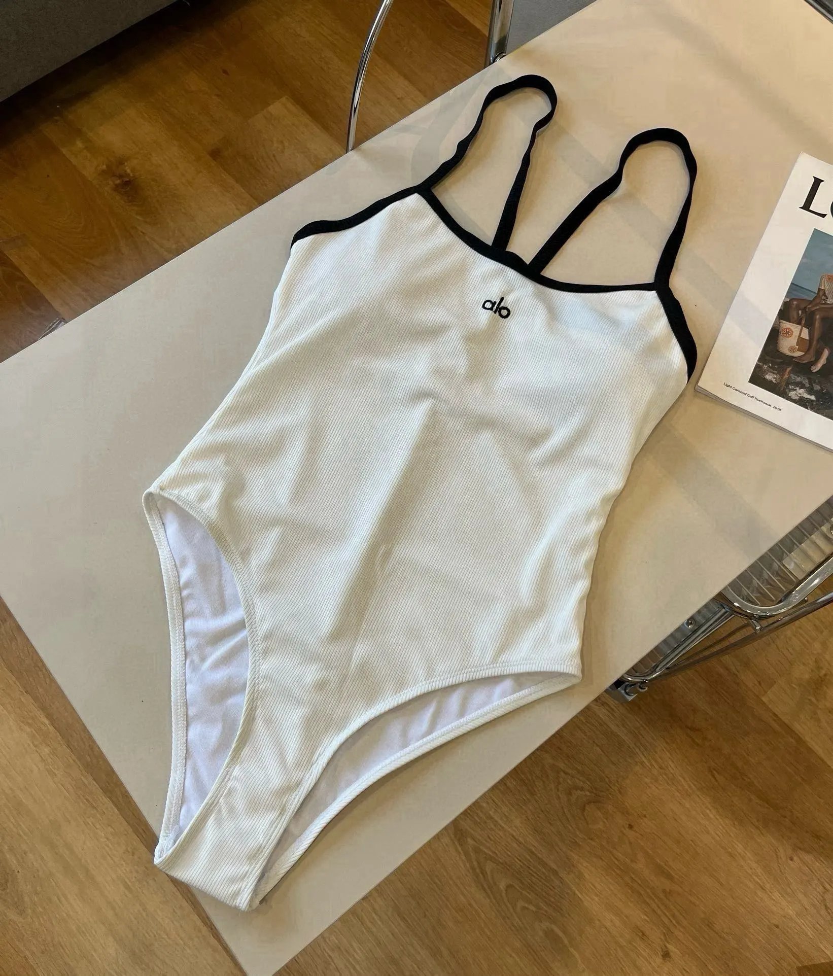 Alo Yoga Swimwear Two-piece bikini with logo elastic bands — 4