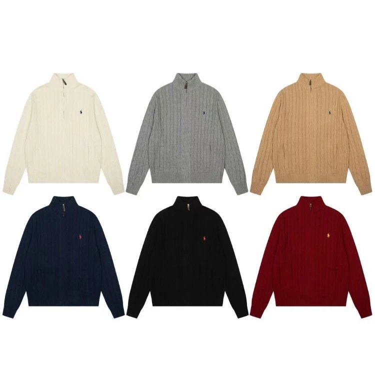 Polo Ralph Lauren Cable Knit Quarter-Zip Sweater [6 styles] | 7751503113 product reference