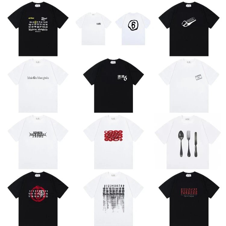 Maison Margiela Logo & Graphic T-Shirts [33 styles] — catalogue image from the spreadsheet