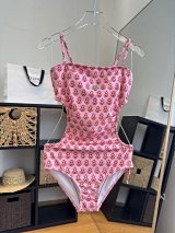 Gucci Floral Print One-Piece Swimsuit
