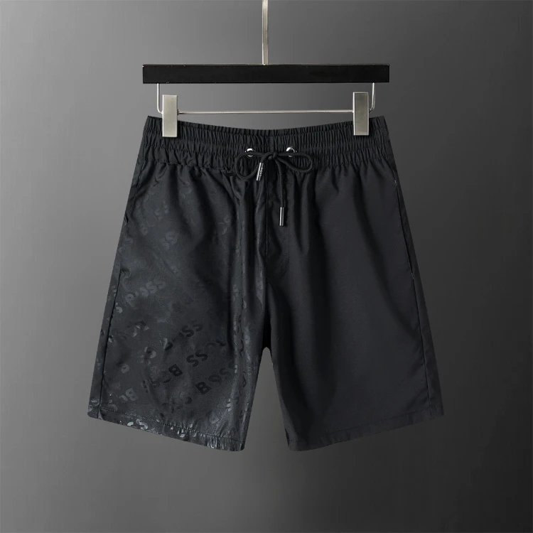 Louis Vuitton Shorts Elastic-waist drawstring monogram-print — SKU-13-28103 Black