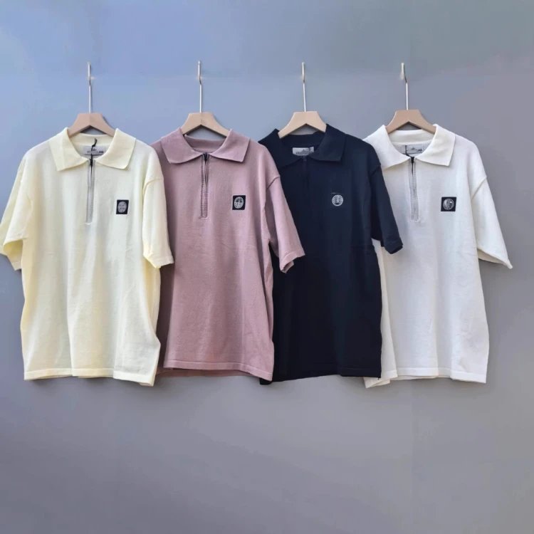 Stone Island Half-Zip Polo Shirt