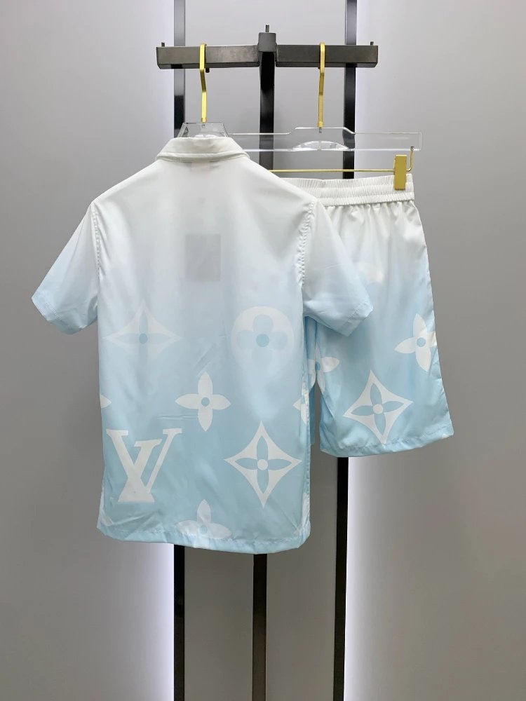 Louis Vuitton Matching Sets Monogram short-sleeve shirt and shorts set image 3