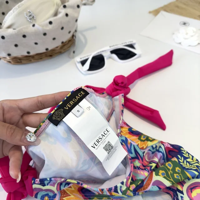 Versace Swimwear Two-Piece Triangle Bikini Set product detail image 5