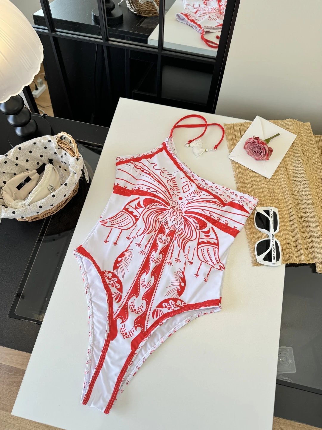 Versace Swimwear Cutout one-piece swimsuit with Medusa hardware — 9