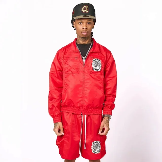 Saint Vanity Jackets Patch Cargo Jacket product detail image 5