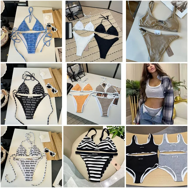 Miu Swimwear Triangle Bikini Sets product detail image 1