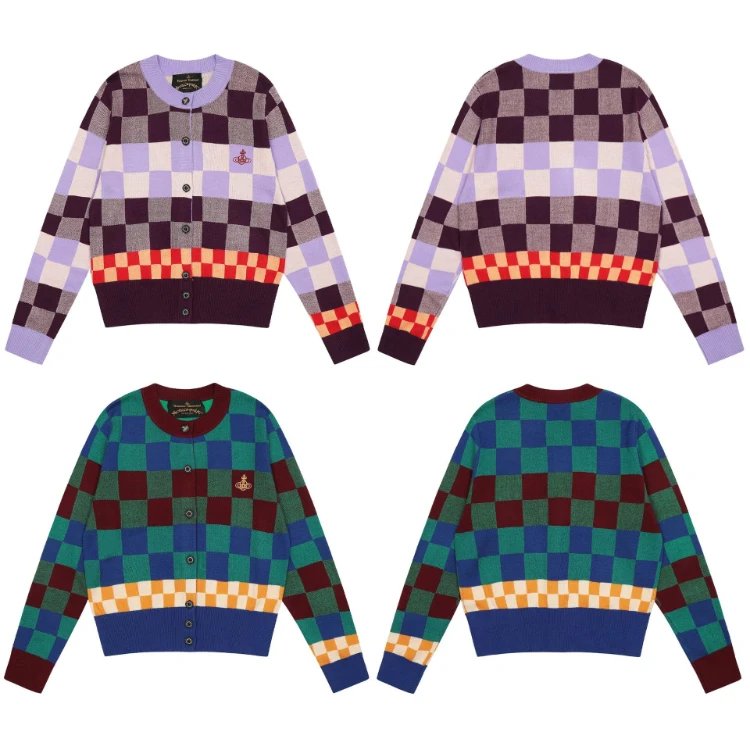 Vivienne Westwood Checkerboard Cardigan [2 styles] | 7751339165 product reference