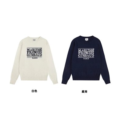 Marithe Francois Girbaud Logo Knit Sweater