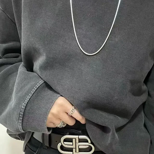 Balenciaga Belts BB-logo buckle leather belt product detail image 7