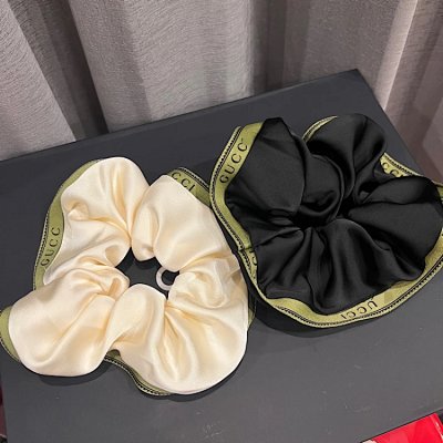 Gucci GG Web Silk Scrunchies