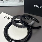 Chanel CC Logo Embellished Velvet Headband