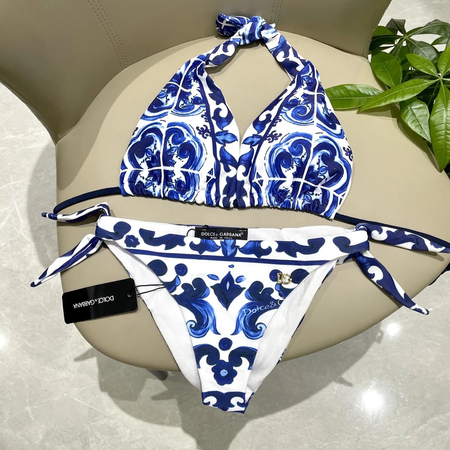 Dolce & Gabbana Swimwear Two-Piece Bikini Swimsuit — 11