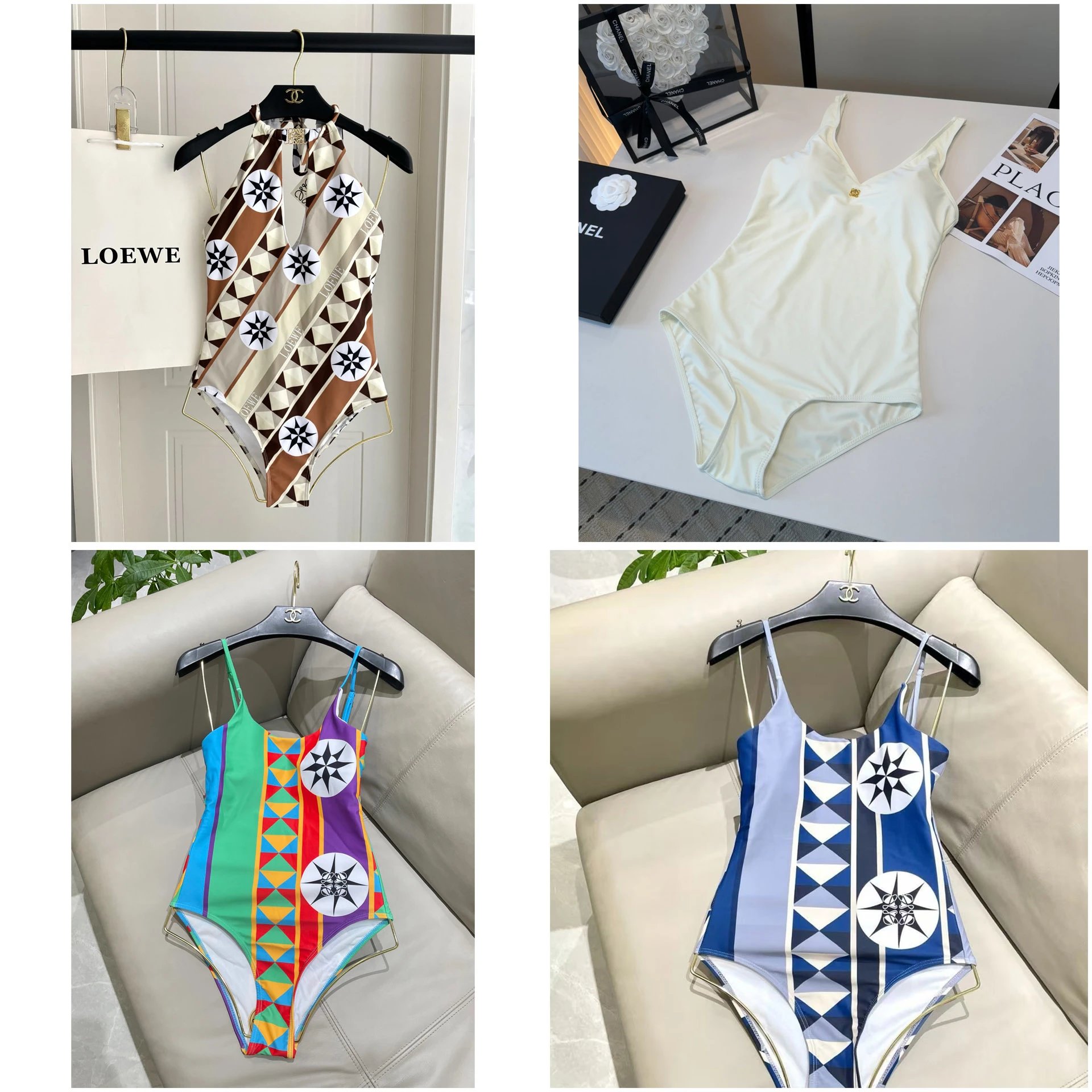 Loewe Compass Print One-Piece Swimsuit [6 styles]