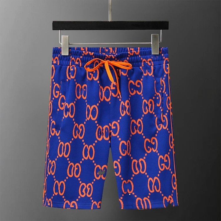 Unbranded Shorts Drawstring printed casual — SKU-02-29029 Red and Blue